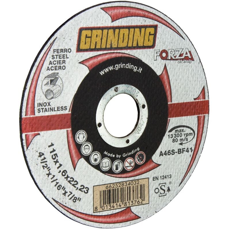 15PZ grinding forza disco piano x ferro 115X1,6