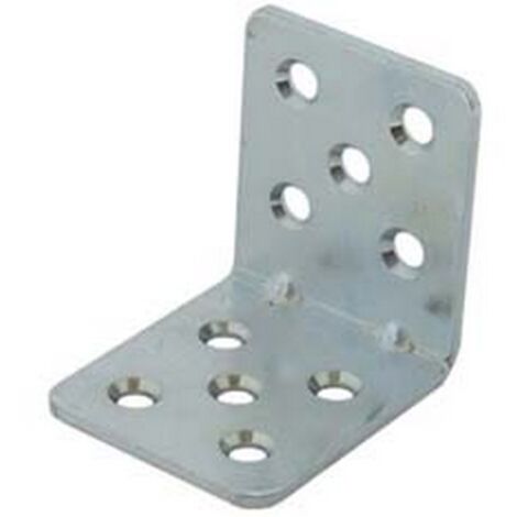 50PZ LASTRINE DI GIUNZIONE PIEGATA AD ANGOLO PESANTE LARGHEZZA MM.40 - mm.45x45x