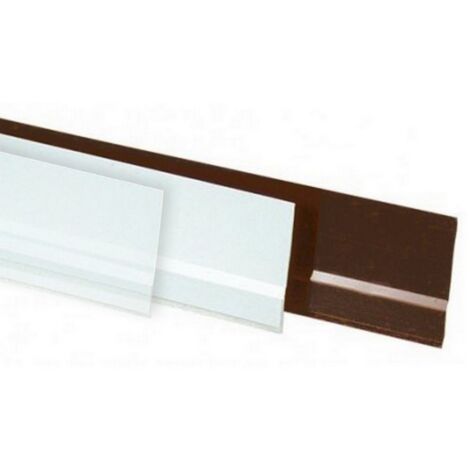50PZ PARAFREDDO FLESSIBILE IN PVC CON FELTRO cm. 100 - Marrone