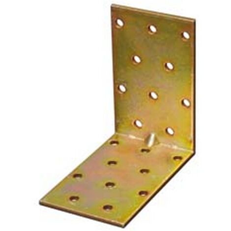 50PZ PIASTRA DI GIUNZIONE PIEGATA AD ANGOLO PESANTE LARGHEZZA MM.50 - mm.40x40x5