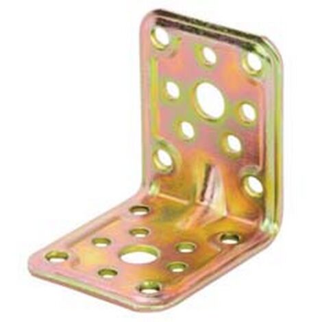 50PZ PIASTRA DI GIUNZIONE PIEGATA AD ANGOLO PESANTE LARGHEZZA MM.60 - mm.60x60x5