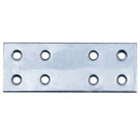 50PZ PIASTRINA DI GIUNZIONE DRITTA - mm.120x30