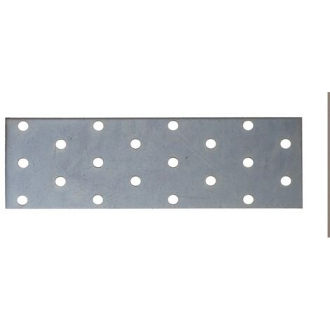 50PZ PIASTRINA PESANTE DIRITTA INOX  mm.80x50