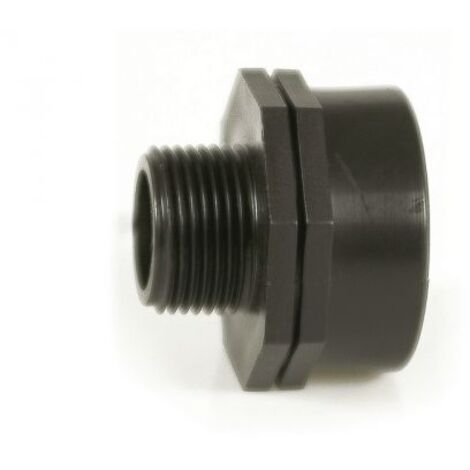 50PZ RACCORDO FILETTATO MAGGIORATORE PER TUBO IN POLIETILENE  mis. 3/4x1