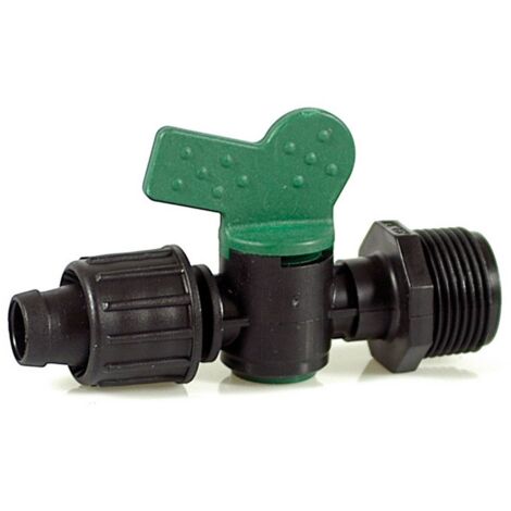 50PZ RACCORDO PER TUBO TAPE VALVOLA FILETTO MASCHIO  mm. 16x3/4