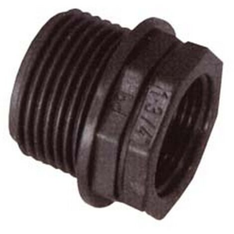 50PZ RIDUZIONE (PP) FILETTATA MASCHIO FEMMINA IN POLIPROPILENE - M 1"- F 1/2"