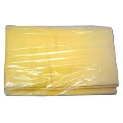 50PZ SACCO GIALLO LAVANDERIA - CM.60+28X115 GR.150