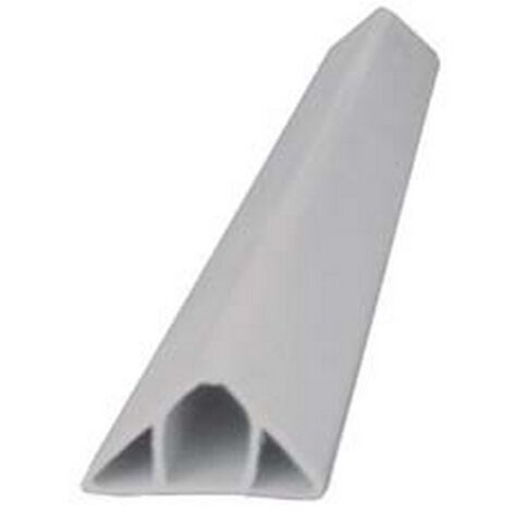 50PZ SMUSSO PER PILASTI - mm.20x2x10h. barra mt.2 - grigio