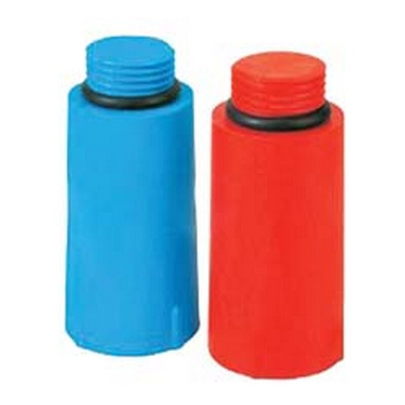 50PZ tappo prova impianti in pehd 1/2 - m 1/2