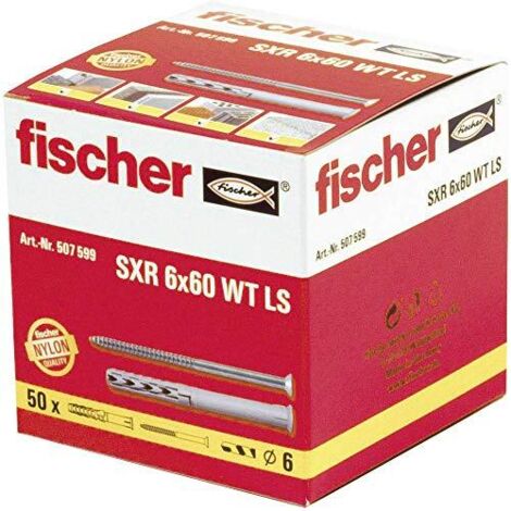 50PZ TASSELLO NYLON CON VITE 'SXRL-WT LS' SXR   6X 60WT LS  Ã˜  6 x 60