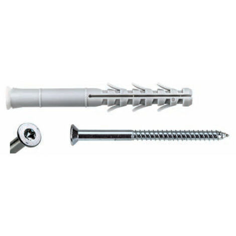 50PZ TASSELLO NYLON 'LATER CORNICE' C8A 100 LUVT 8 x 100 - vite Torx T30 5,5 x 1