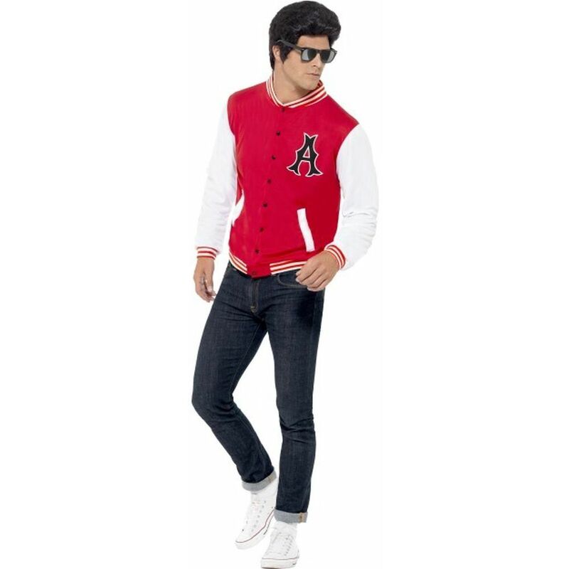 50s College Jock Letterman Jacket [43705M]