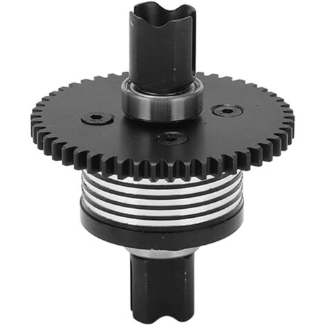 50T Mitteldifferential-Set aus Aluminiumlegierung für ZD Racing 1/7 RC-Car DBX-07 EX-07, Schwarz