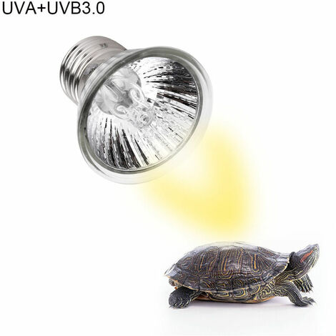 50W/220V Uva + uvb reptile ampoule tortue soleil UV ampoule lampe chauffante thermostat