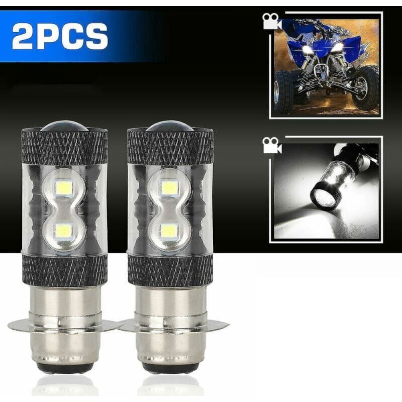 50W H6/P15D 10SMD Motorcycle Headlight, Yamaha H6M Motorcycle Light, High Lumen