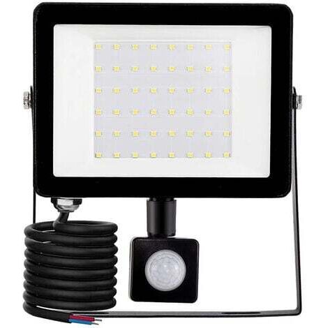 50W Projecteur LED, Spot LED Eclairage Exterieur IP66 Etanche, Projecteur LED Extérieur 6500K pour Jardin, Patio, Garage