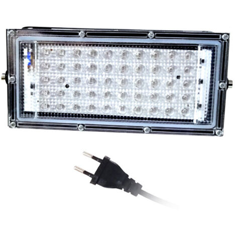 50W Schwarzer wasserdichter UV-LED-Projektor für die nächtliche Club- und Bühnenbeleuchtung (Schwarzlicht)