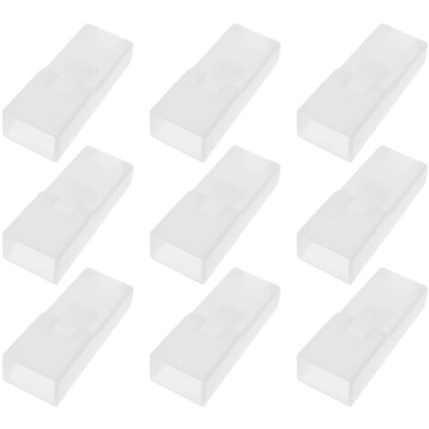 50x 6,3 mm Capicorda Protettivi Isolanti per Capicorda da 6,3 mm con Linguetta Bianca