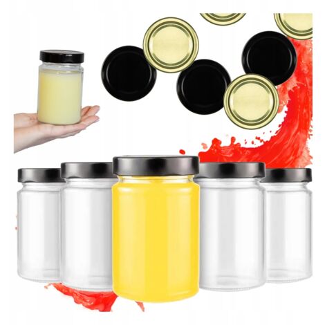 50X BARATTOLO ATENA 330ML + COPERCHIO ALTO FI66 MARMELLATA MIELE REGALO NOZZE