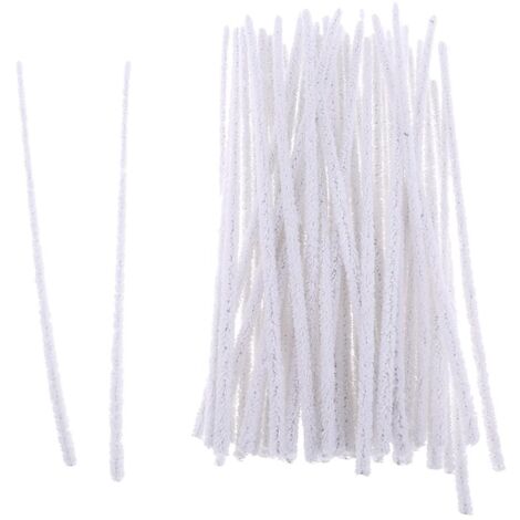 50x fils de chenille flexibles en peluche cure-pipe cure-pipe fil en peluche 16.5cm