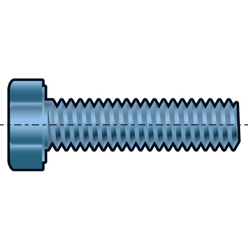 Fabory - Qualfast M12X70 Hex Head Set Screw (19MM a/f) bzp (GR-8.8)- you get 5