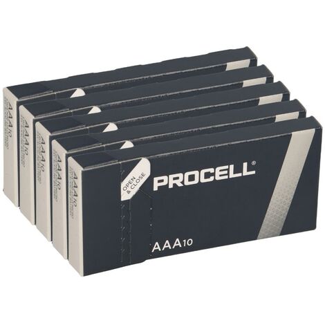 50x Procell AAA MN2400 Micro Batterie