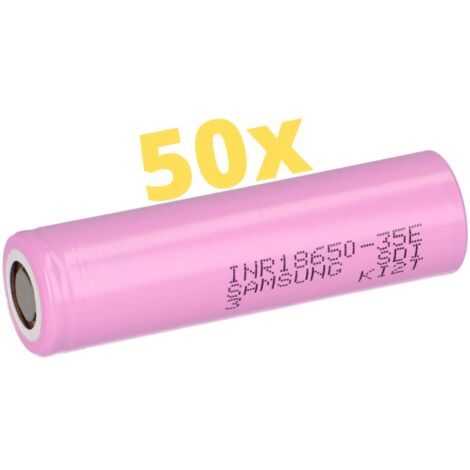 50x Samsung INR18650-35E 3500mAh 3,7V - 18650 Akku 35E