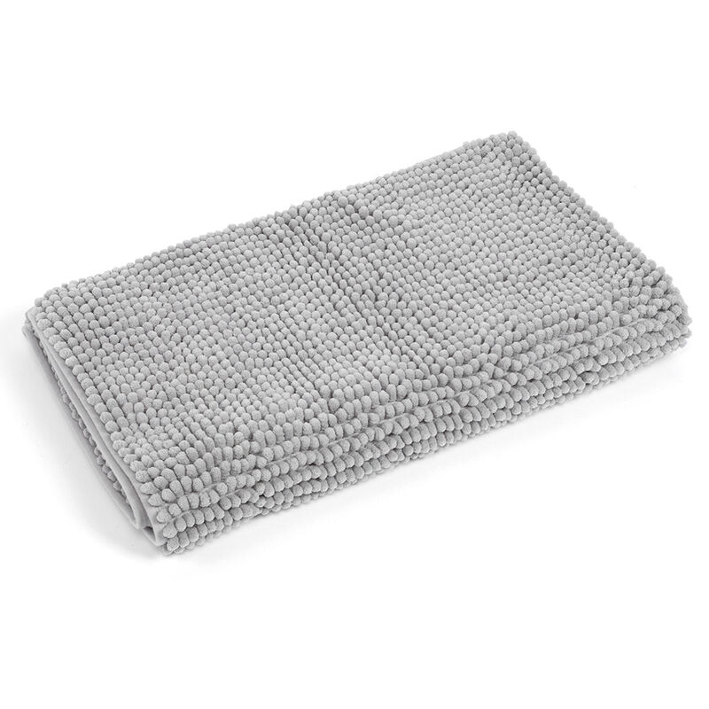 50x120cm gris argent doux antidérapant cuisine chambre tapis de sol salle de bain tapis de baignoire