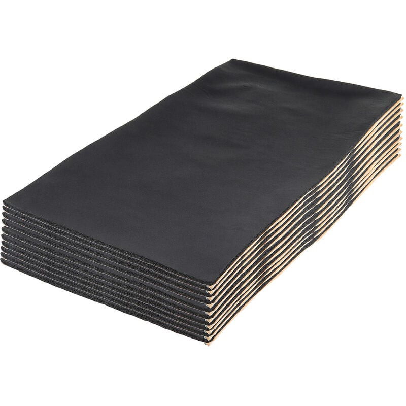 50x30cm 9 feuilles insonorisant le tapis d'isolation de voiture de mousse de coton 8mm Fantablau