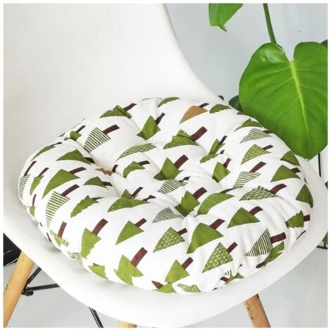 50x50cm, Coussin de Siège Rond, Décoration pour Maison Salle à Manger Voiture, Coussin de Chaise Galette, Style-3