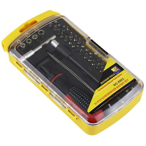 51-en-1 Ratchet Tournevis Bit Set Ordinateur Téléphone mobile Outil de démontage