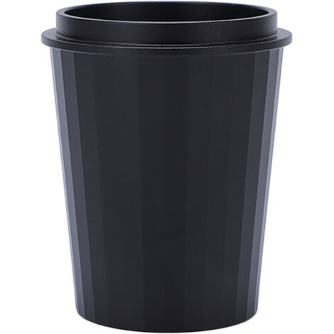 51 mm Dosierbecher aus Luftfahrt-Aluminiumlegierung, Pulverspender für Kaffeemühlen und Kaffeemaschinen, Schwarz
