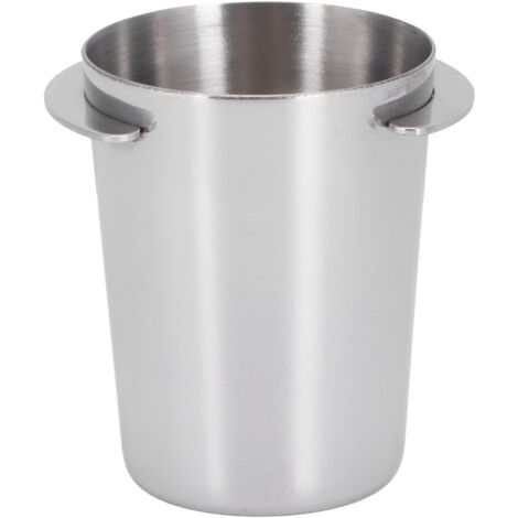 51 mm Dosiergriff aus Edelstahl für Kaffeemaschinen, zum Mahlen und Dosieren von Kaffeepulver