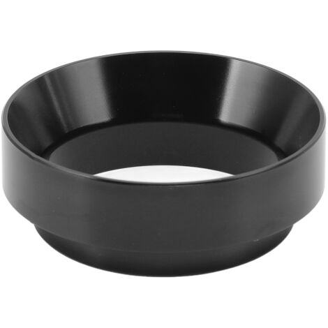 51-mm-Dosiertrichter aus Aluminiumlegierung mit Anti-Flying-Funktion, universelle magnetische Dosierringe für Kaffee zu Hause und in der Gastronomie, schwarz