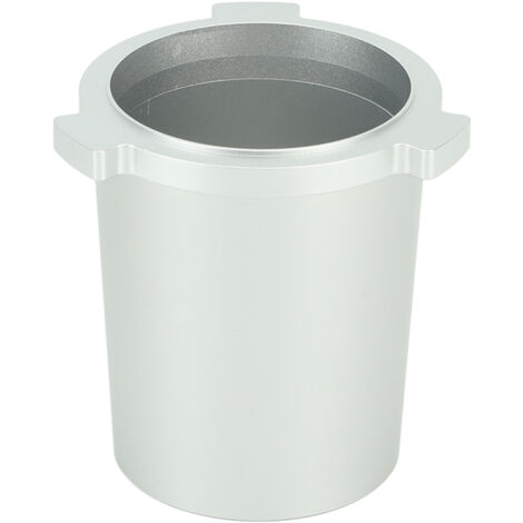 51-mm-Pulverbehälter aus Aluminiumlegierung für Delonghi Series 9 Kaffeemaschinen, silberner Griffanschluss 9335