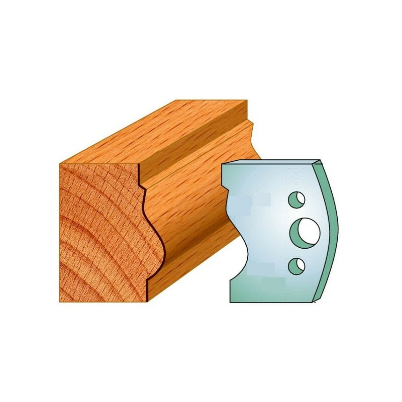 Luxoutils - 510: Jeu de fers moulure montant (50x4mm) porte outils toupie