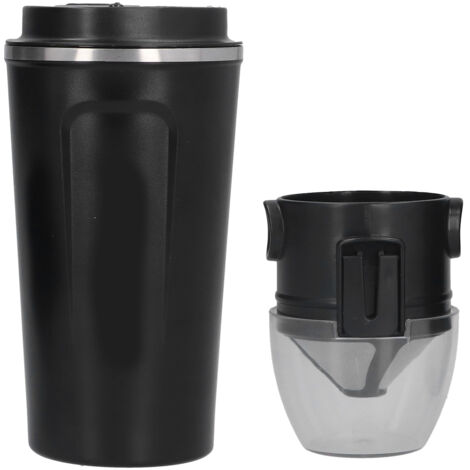 510 ml Edelstahl-Isolierbecher, ideal für Büro, Reisen und Auto, mit Anti-Tropf-Filter.