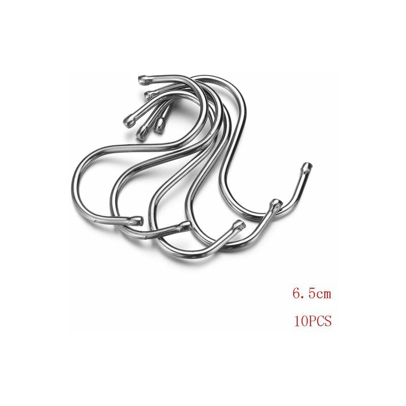 5/10/20pcs Utile a Forma di S Ganci Cucina Appeso
