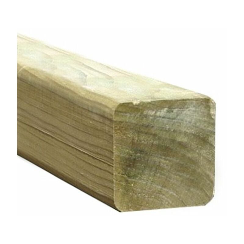 5'11' x 3.5' x 3.5' Forest Planed Pressure Treated Fence Post (1800mm x 90mm x 90mm)