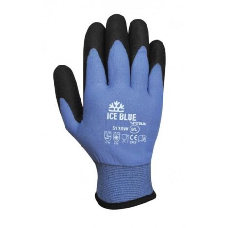 5130W/7 GUANTE ICE BLUE NYLON ACRILICO PVC T-7 - JUBA