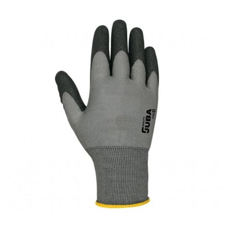 5140/9 GUANTE NYLON PALMA PVC NEGRO S/COSTURAS PUÃ‘O ELASTICO T-9 - JUBA