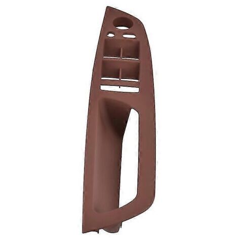 51416975791 Panneau de garniture intérieure de porte avant gauche, bouton de commande du siège conducteur, boîte de rangement pour BMW E70 X5 E71 X6 2007-2014 - Intérieur de porte - Rouge foncé