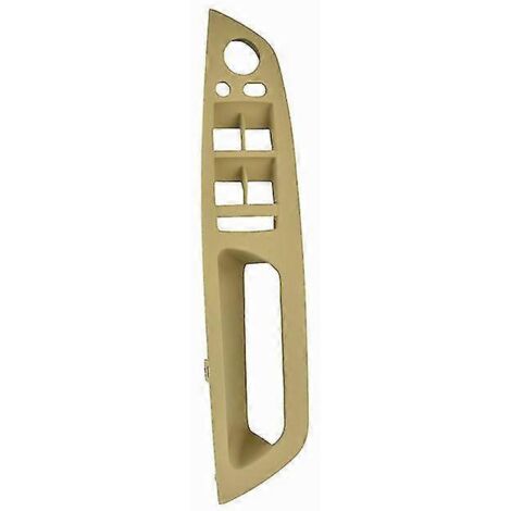 51416975791 Panneau de garniture intérieure de porte avant gauche, cadre de bouton de commande du siège conducteur, boîte de rangement pour BMW E70 X5 E71 X6 2007-2014 - Intérieur de porte - Beige