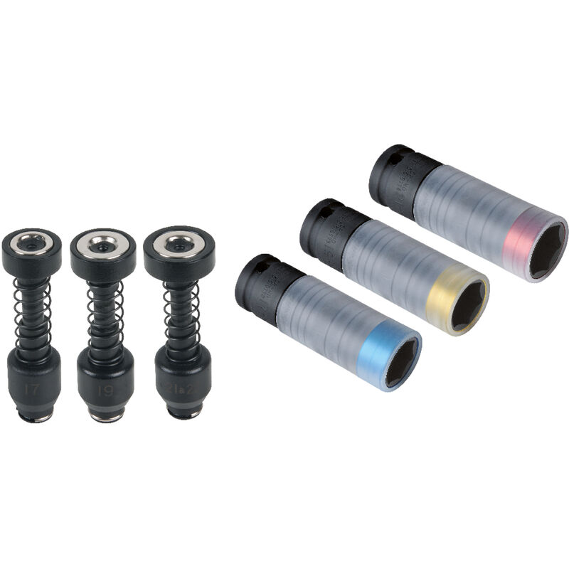 Ks Tools - Jeu de douilles à chocs pour jantes aluminium avec aimant intégré - 515.0630