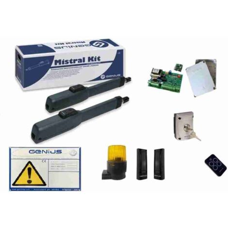 51700781 Kit GENIUS FAAC MISTRAL 300 MONSON 51700781 230V Automazione Cancello a Battente