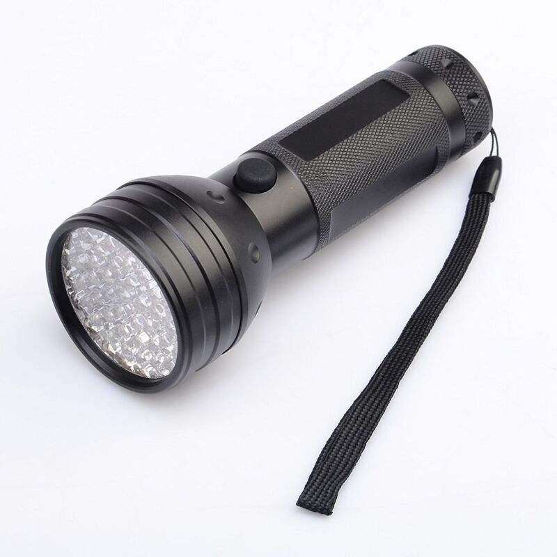 51LED lampe de poche à lumière violette lampe à ongles UV lampe de poche agent fluorescent détection fluorescente