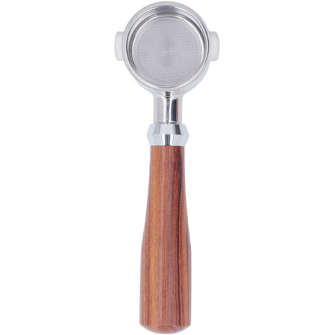 51mm 2 Ear Portafilter Coffee Bottomless Portafilter Filter Handle Replacement for ECO310 Coffee Machine Classic Dalbergia Cochinchinensis