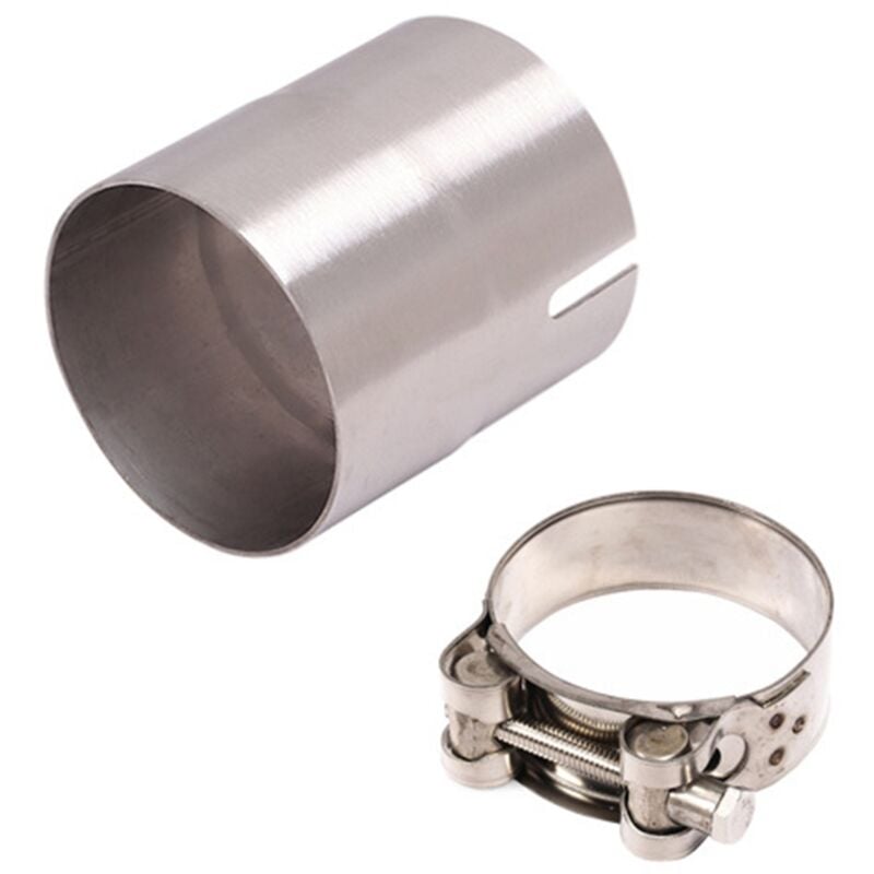 Image of 51mm bis 54mm Motorrad Auspuffrohr Durchmesser Konverter Edelstahl Reduzieradapter Zubehör