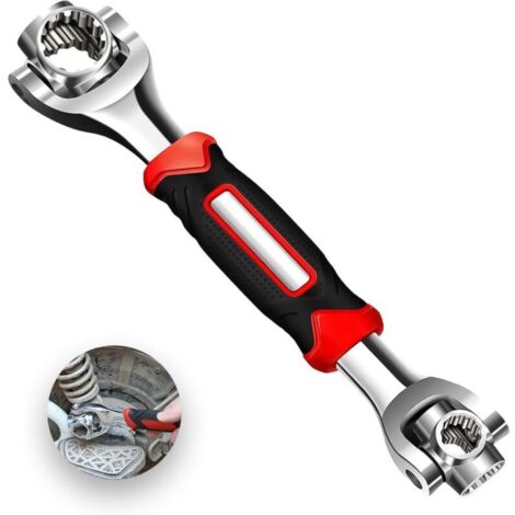 52-in-1 Profi-Steckschlüsselsatz – 360° umschaltbarer Ratschenschlüssel mit Schnellstecknuss & ergonomischem Anti-Rutsch-Griff – Für Auto, Motorrad, Heimwerker