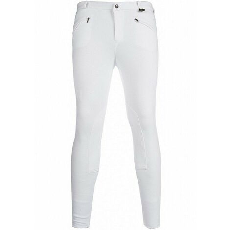 52, Noir 9100: Pantalon d'équitation d'été pour homme modèle Basic